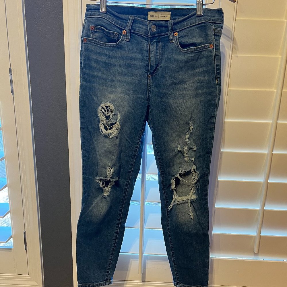 Women's Gap 1969 True Skinny Jeans Size 29P
